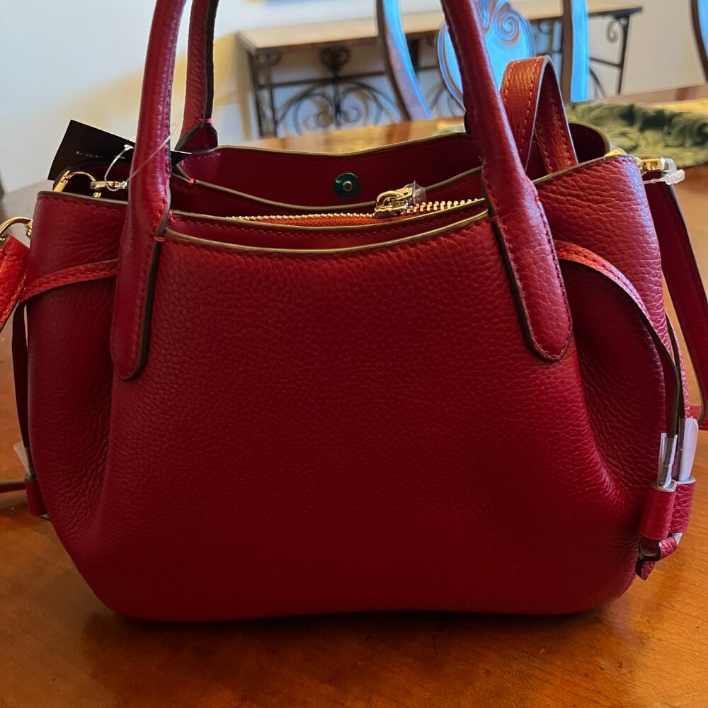 NWT Kate Spade Small Dumpling Bag in Red Jam - Picture 2 of 5